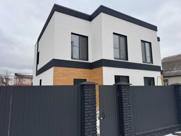 Продам сучасний дуплекс 120 м², 3 сотки, Бровари Торгмаш, без %, новий - фото 1