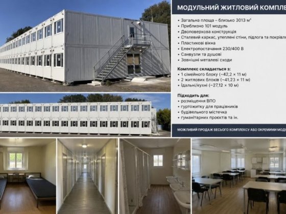 Модульне містечко.Будинки швидкого монтажу.