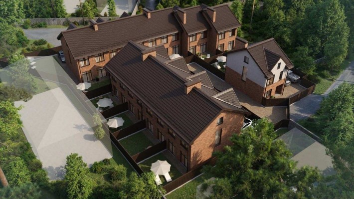 Великий таунхаус з окремим переднім двором і терасою - парк Незнайко! - фото 1