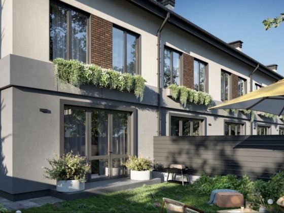 Сучасний таунхаус в Ірпені Керамоблок Газ  91 м² Ірпінь