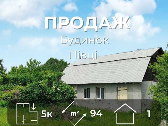 Приватний будинок Півці 94 м2/ 15 соток землі/SZ Чернигов