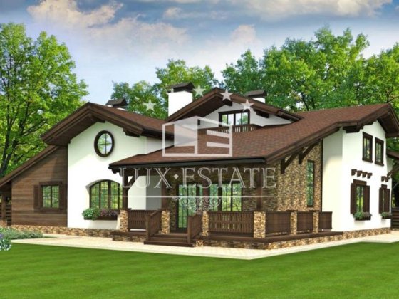 Без% Продам новый дом Шале в коттеджном городке Форест