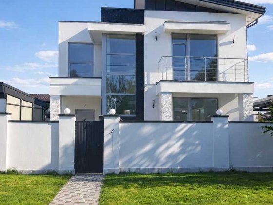 Сучасний будинок 185 м² з басейном та панорамними вікнами | Петропавлівська Борщагівка | Готовий до 