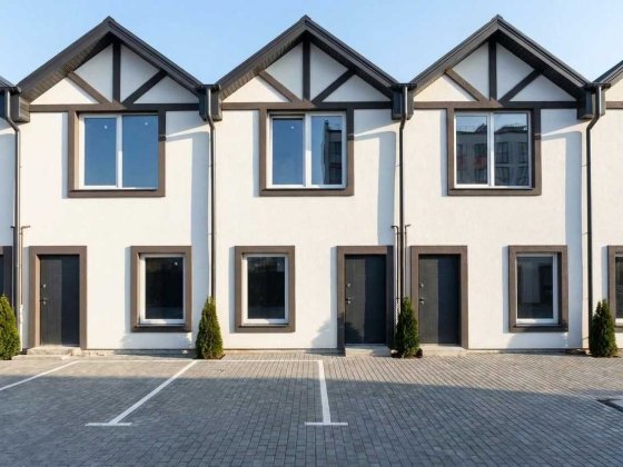 Двоповерховий таунхаус 141,22 м² з підвалом Борщагівка Софіївська Цокольний поверх Тераса 20 хв метр