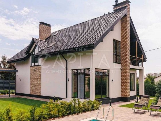 Продам автономний будинок 240м2, 8сот, газ, сауна, підвал, басейн / Софіївська борщагівка Софіївська Борщагівка