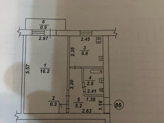 Продам 1 кімнатну квартиру Олександрія
