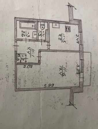Продам 1 кім. Квартиру - фото 1