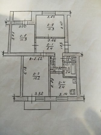 Продаж 3-кімнатної квартири - фото 1