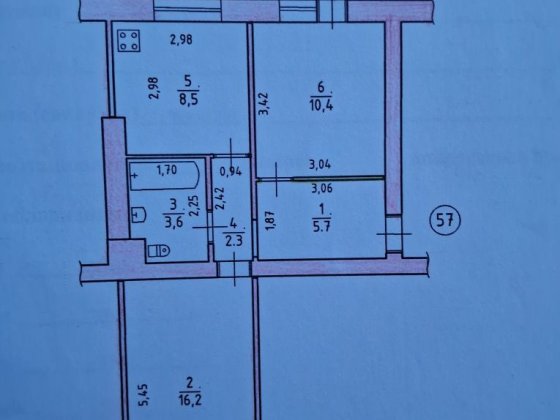 Продам двокімнатну квартиру Глухів