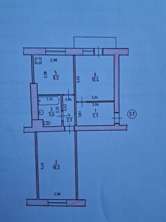 Продам двокімнатну квартиру - фото 1