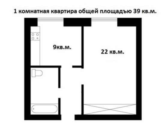 Продаётся однокомнатная квартира Желтые Воды