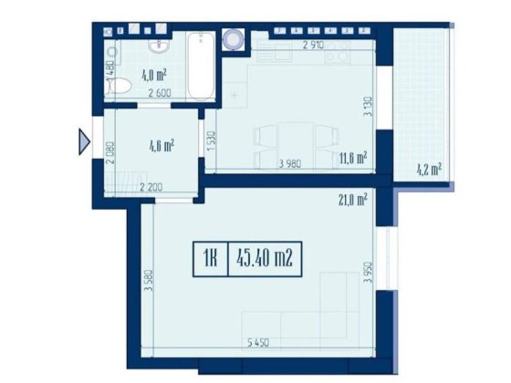 Продам 1 кімн в жк центральний Ізмаїл