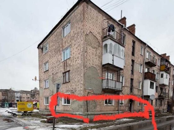 Продається двокімнатна квартира, можна під комерцію Ковель