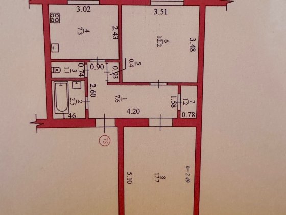 Квартира в центрі міста покращеного планування Ковель