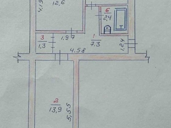 Продам 2-кімнатну квартиру в центрі міста Ковель