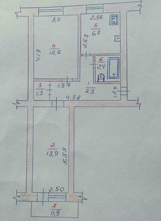 Продам 2-кімнатну квартиру в центрі міста - фото 1