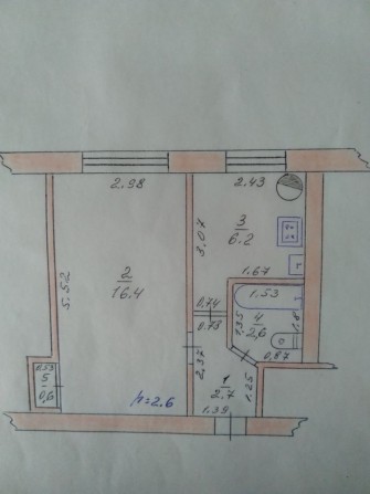Продам 1-но кім. квартиру 28,5кв.м - фото 1