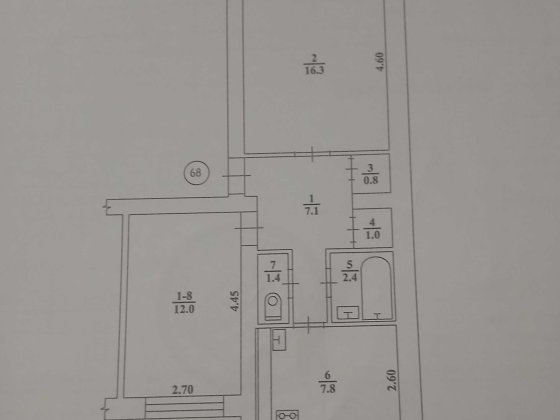 Продається 2-х кімнатна квартира Лубны