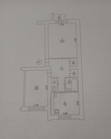 Продається 2-х кімнатна квартира - фото 1