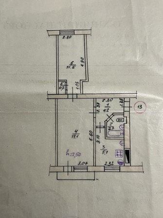 Продам 2х кімнатну квартиру з автономним опаленям торг можливий - фото 1