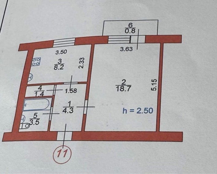 Продається 1к на 15 мкрн - фото 1