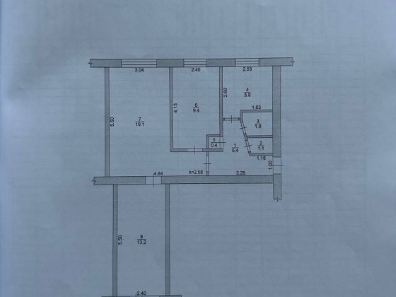 Трикімнатна квартира в місті Ромни Ромни