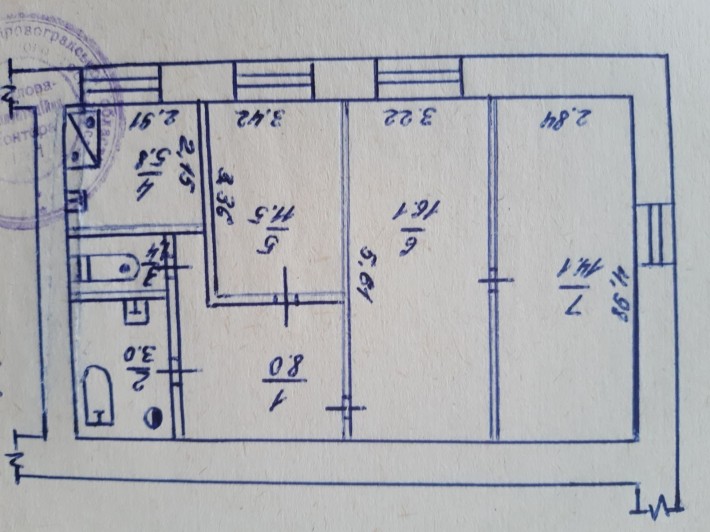 Продаётся трёхкомнатная квартира.Торг - фото 1