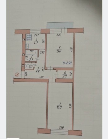 Продам 2-х комнатную квартиру, по сертификату, торг - фото 1