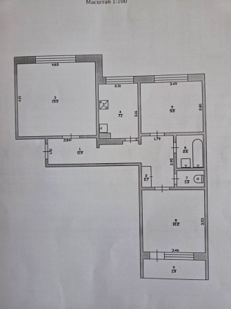 Продаж 3-кімнатної квартири - фото 1