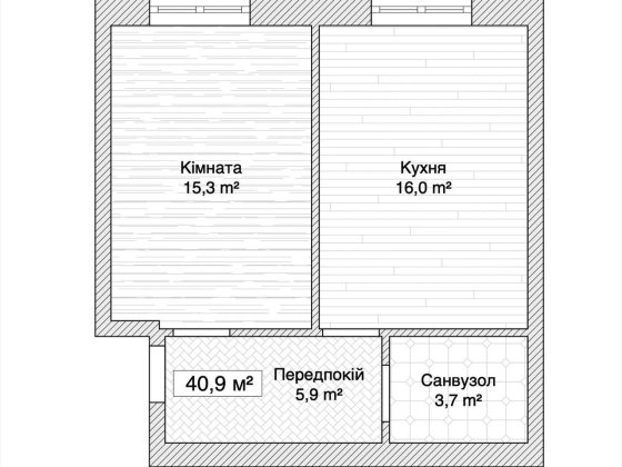 Продаж 1 кімнатної кв. РАЙОН СЛОВ'ЯНКА