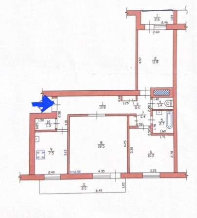 Продам 3к квартиру Сел Слобожанский - фото 1