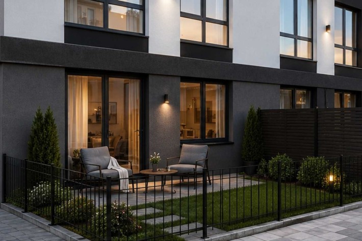 2-кімнатна квартира 45,75 м² з власним двориком Білогородка Газ Ліфт 1 поверх. Від забудовника. Без  - фото 1