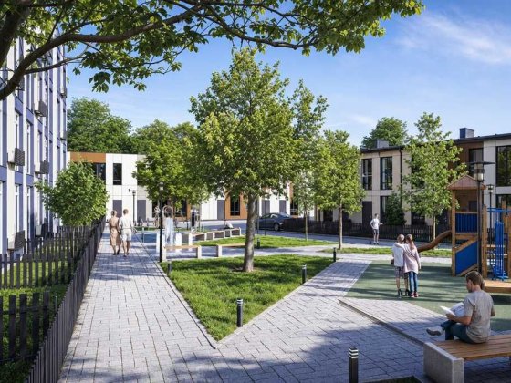 1-КІМН квартира 37,05 м² з власною терасою без%. Метро 20 хв. Від забудовника розтермінування до 12 