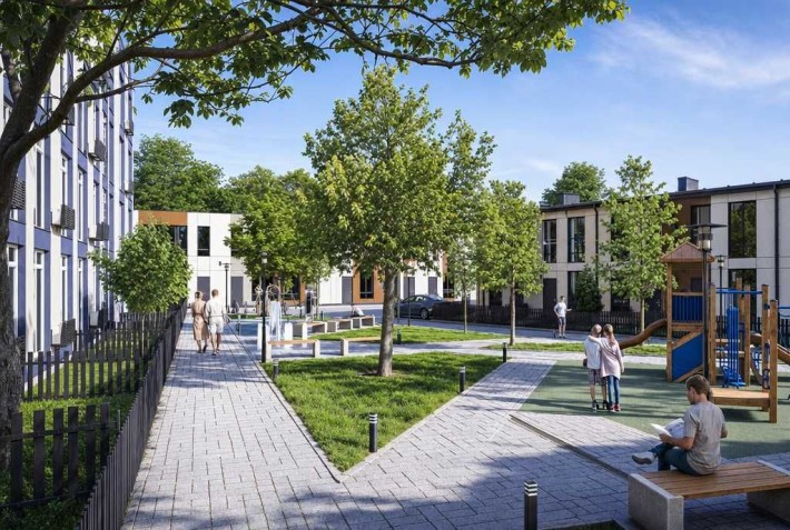 1-КІМН квартира 37,05 м² з власною терасою без%. Метро 20 хв. Від забудовника розтермінування до 12  - фото 1