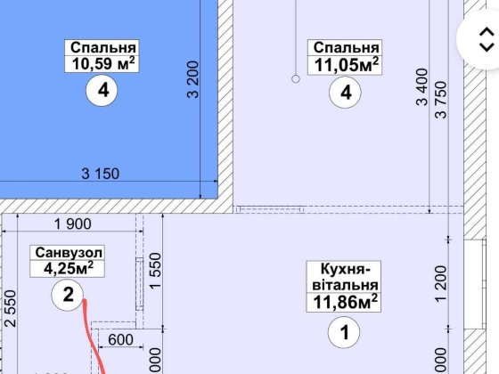 ЖК Sanville Park Однокімнатна від ВЛАСНИКА, ЖК Санвіл Парк Святопетрівське