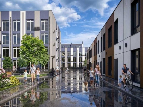 2 кімн квартира 43,31 м² від забудовника. Метро 20 хв. Без %. Розтермінування 12 міс.