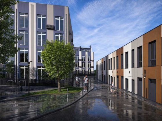 1кімн квартира 37,51 м² з власним двориком. 20хв метро. Без комісії від забудовника. Розтермінування Білогородка