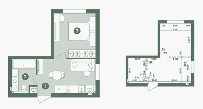 ‼️Продаж 1к квартири 27.16 м² у ЖК Sanville Park - фото 1