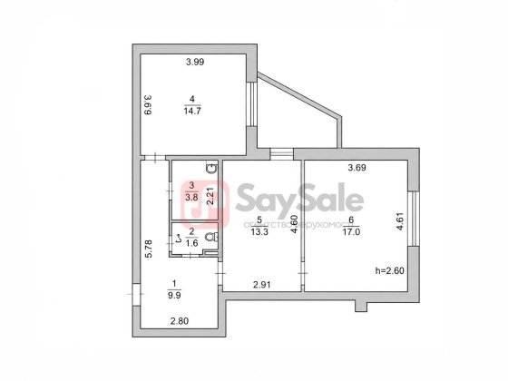 Є ОСЕЛЯ! Продам 2-к квартиру | 65 м² з новим ремонтом | ЖК Одеський Бульвар | м. Теремки | 17 поверх Чабани