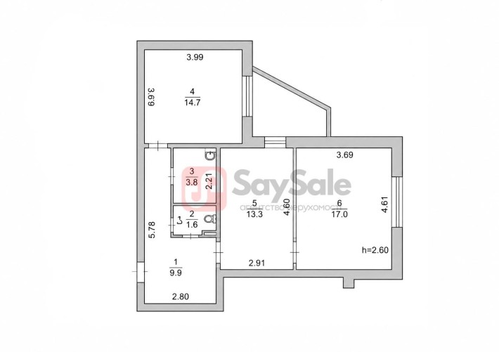 Є ОСЕЛЯ! Продам 2-к квартиру | 65 м² з новим ремонтом | ЖК Одеський Бульвар | м. Теремки | 17 поверх - фото 1