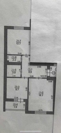 Продам 2-кімнатну квартиру з ремонтом від власника. - фото 1