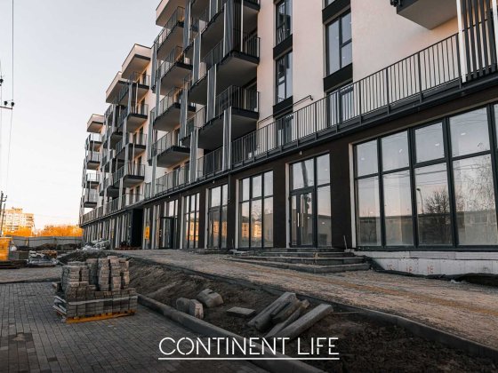 Продаж 1-кімн квартира ЖК Life від БК Continent вул. бічна Львівська, м.Львів 47 м2, 1 високий повер Зубра
