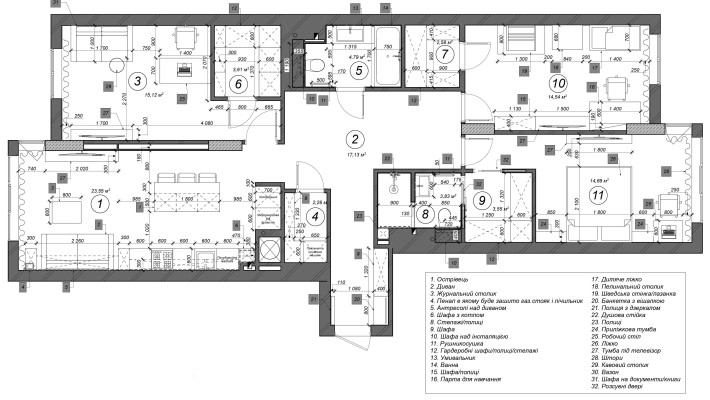 3-кім. квартира ~109 м², ЖК «Континент», Трускавецька 129 - фото 1
