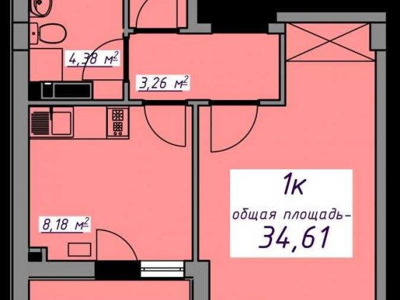В продажу 1 квартира з гардеробною -  7 Небо. Готові під програми Авангард