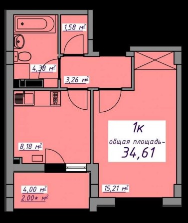 В продажу 1 квартира з гардеробною -  7 Небо. Готові під програми - фото 1