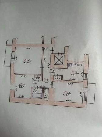 Продам 3х ком квартиру - фото 1
