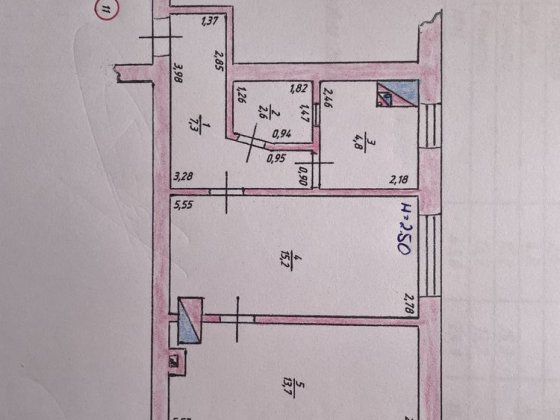 Квартира двох кімнатна смт. Глибока Глыбокая