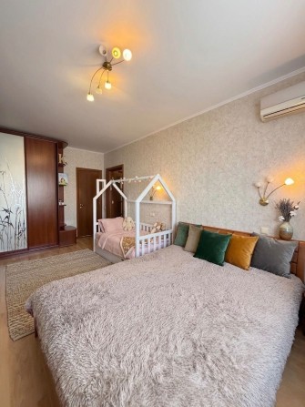 Простора 3к квартира (107м²) без % на Харківському шосе 56, Дарницький. 8 пов. Майстер-спальня, якіс - фото 1