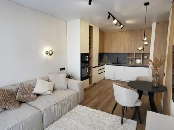 1-к квартира з дизайнерським ремонтом ремонтом 45 м² ЖК Great / Грейт Київ