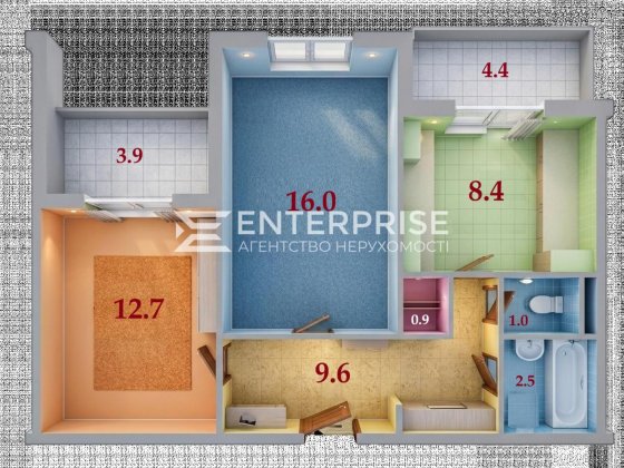 Без комісії!  Продаж 2-к. квартири вул. Бальзака Троєщина